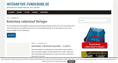 Desktop Screenshot of interaktive-fundgrube.de